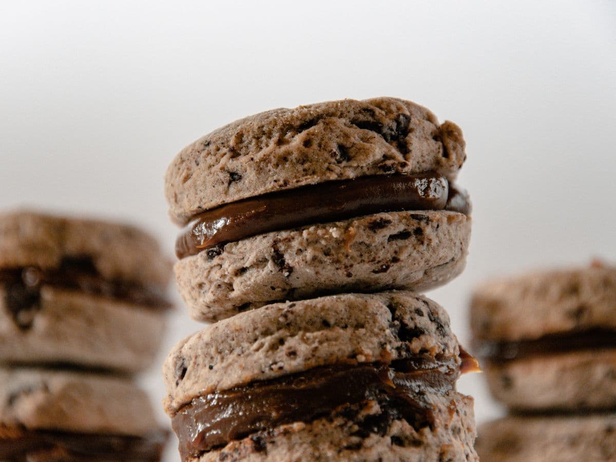 Biscoito recheado chocolate — caixa